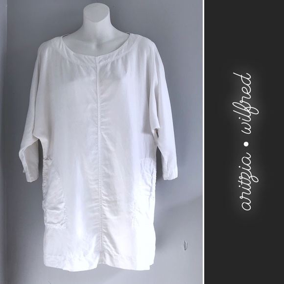 Wilfred • Aritzia White Linen Blend Tunic • XS - Picture 1 of 4